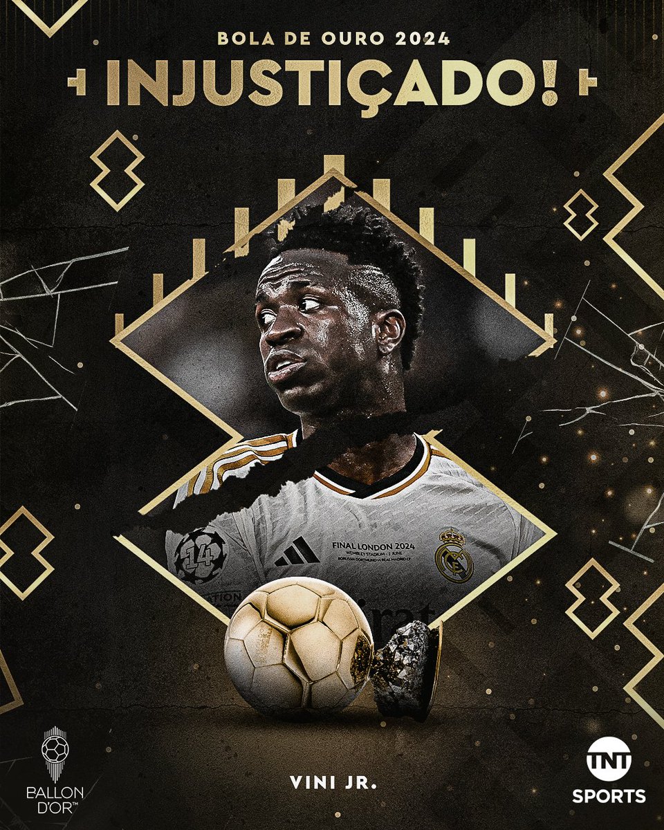 TNTSportsBR's tweet photo. O Vini Jr. merecia a Bola de Ouro! E nada mais... 🏆⚽  #BolaDeOuroNaTNTSports #CasaDaChampions https://t.co/Jlre8r9Idk