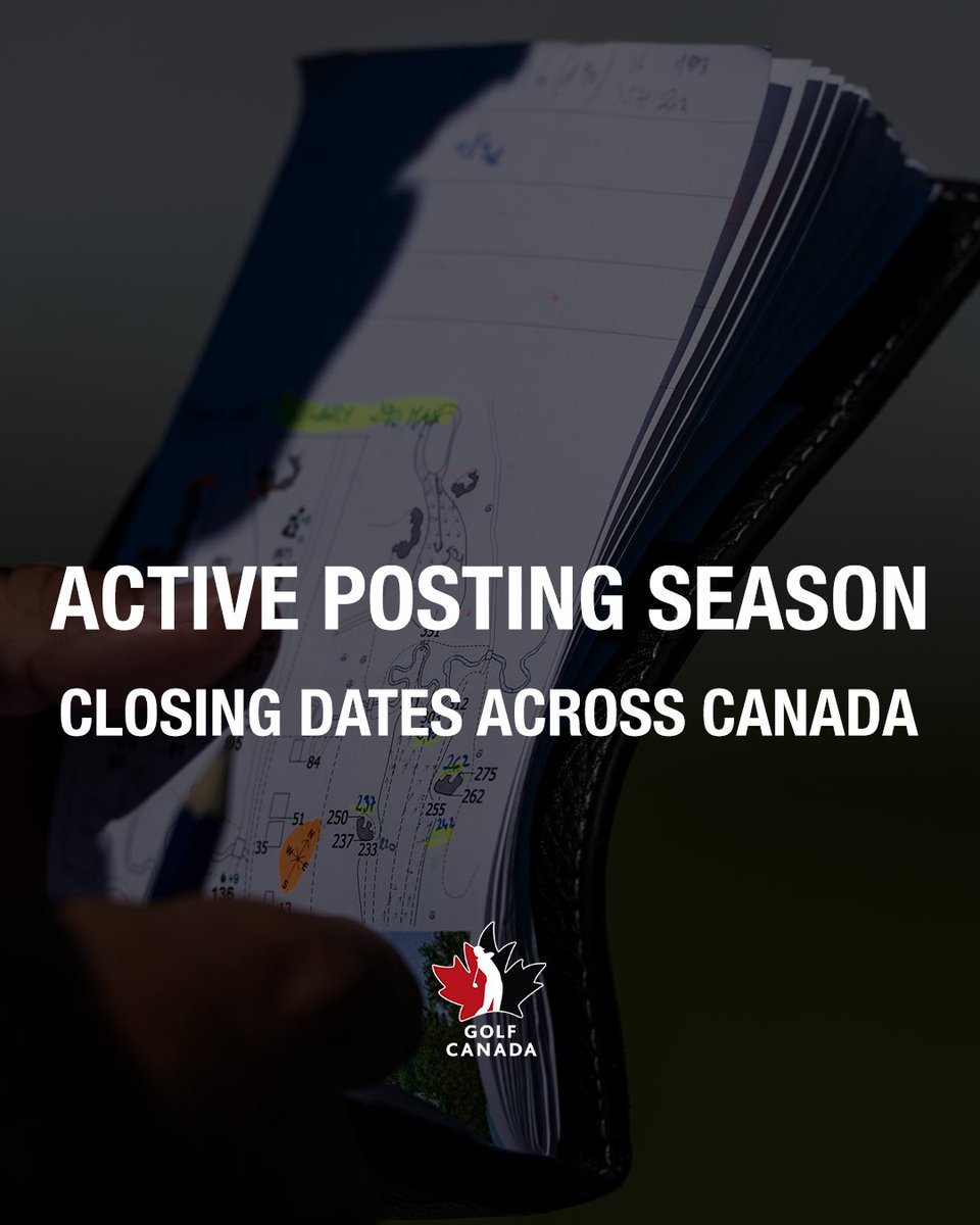 GolfCanada's tweet photo. Last call for low scores!

The closing date to post your scores Canada-wide is fast approaching 👀 https://t.co/fzwCL9GJwd