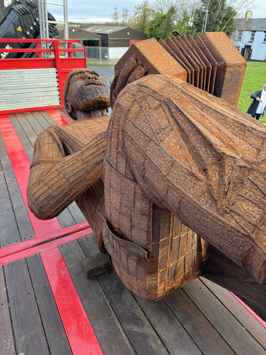 BELVELLY CASTLE (@wilsonwilkie) on Twitter photo The Sea Shanty statue created by <a href="/ray_lonsdale/">Ray Lonsdale</a> which is to be installed in Cobh in several weeks is on its way to storage in Cork. Keep an eye out for it tomorrow afternoon as it makes its way down from Belfast #cobh #cork The Sea Shanty statue created by <a href="/ray_lonsdale/">Ray Lonsdale</a> which is to be installed in Cobh in several weeks is on its way to storage in Cork. Keep an eye out for it tomorrow afternoon as it makes its way down from Belfast #cobh #cork