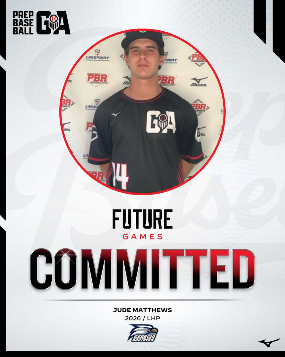 Prep Baseball Georgia (@prepbaseballga) on Twitter photo #๐ฃ๐๐๐๐ฎ๐ฐ: ๐๐ผ๐บ๐บ๐ถ๐๐บ๐ฒ๐ป๐ โผ๏ธ
+ '26 LHP Jude Matthews (<a href="/Complete_Game_/">Complete Game</a>; <a href="/LksdeBaseball/">Lakeside Baseball</a>) commits to Georgia Southern University.
Matthews is the 8th member of #TeamGeorgia๐ to commit. <a href="/Jude_Matthews12/">Jude Matthews</a>
๐ค loom.ly/UtOB2WM #๐ฃ๐๐๐๐ฎ๐ฐ: ๐๐ผ๐บ๐บ๐ถ๐๐บ๐ฒ๐ป๐ โผ๏ธ
+ '26 LHP Jude Matthews (<a href="/Complete_Game_/">Complete Game</a>; <a href="/LksdeBaseball/">Lakeside Baseball</a>) commits to Georgia Southern University.
Matthews is the 8th member of #TeamGeorgia๐ to commit. <a href="/Jude_Matthews12/">Jude Matthews</a>
๐ค loom.ly/UtOB2WM