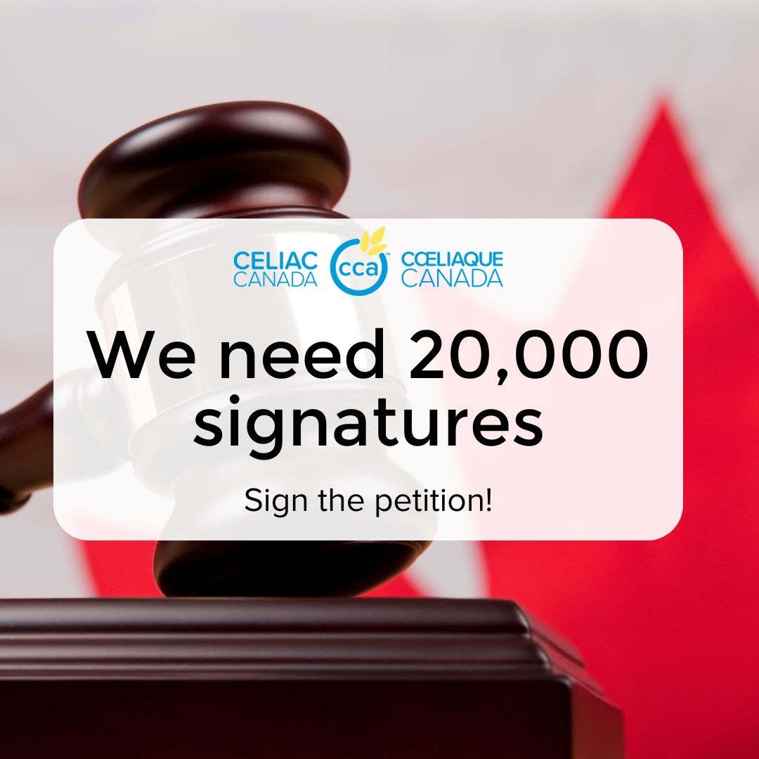 Celiac Canada is asking for your support to sign an e-petition calling upon the Government of Canada to provide a tax credit of $1,000 to Canadians with Celiac disease. For more information on this issue, please visit celiac.ca/tax-fairness-a…

#cdnpoli