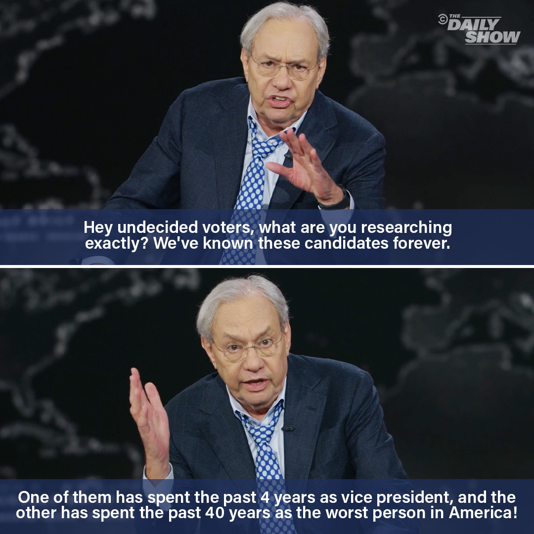 TheDailyShow's tweet photo. Pull it together, people! @TheLewisBlack https://t.co/ZV6Jxp0grd