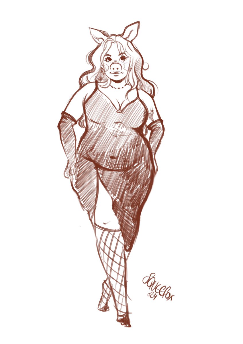 SqueeFox's tweet image. Happy Halloween , it’s giving Fursona