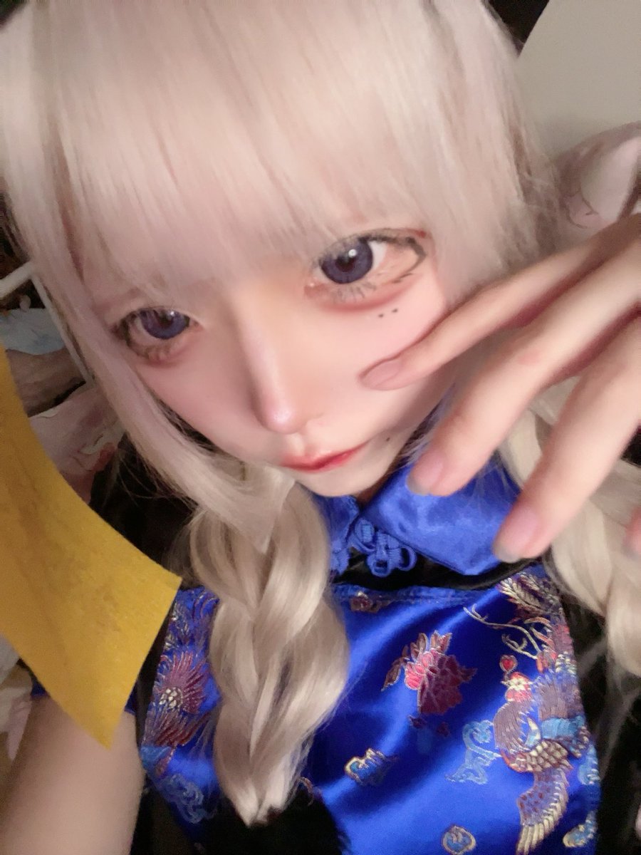 みんなに見せれなかったのくやしすぎて、おうちでキョンシーしたú ·̫ ù💧かわいい？