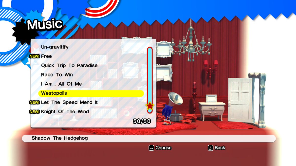SonicMusicFacts's tweet photo. SONIC X SHADOW GENERATIONS removed Sonic Rush's "Right There, Ride On" from the Sonic Generations jukebox. Instead, it got replaced by "Westopolis" from Shadow the Hedgehog. https://t.co/6jtJXmJrtM