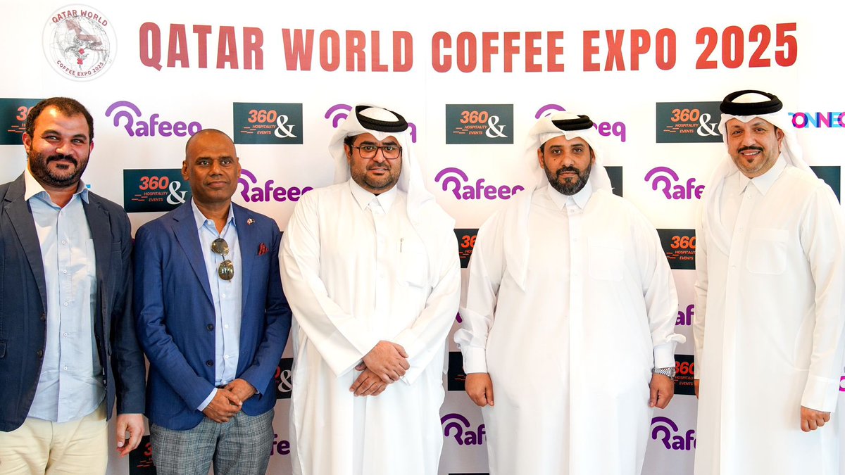 من 23 إلى 25 يناير 2025. 

شركة رفيق الدرب تطلق 
اكسبو قطر العالمي للقهوة 💜

#رفيق | #اكسبو_قطر | #قطر | #اكسبو_قطر_للقهوة