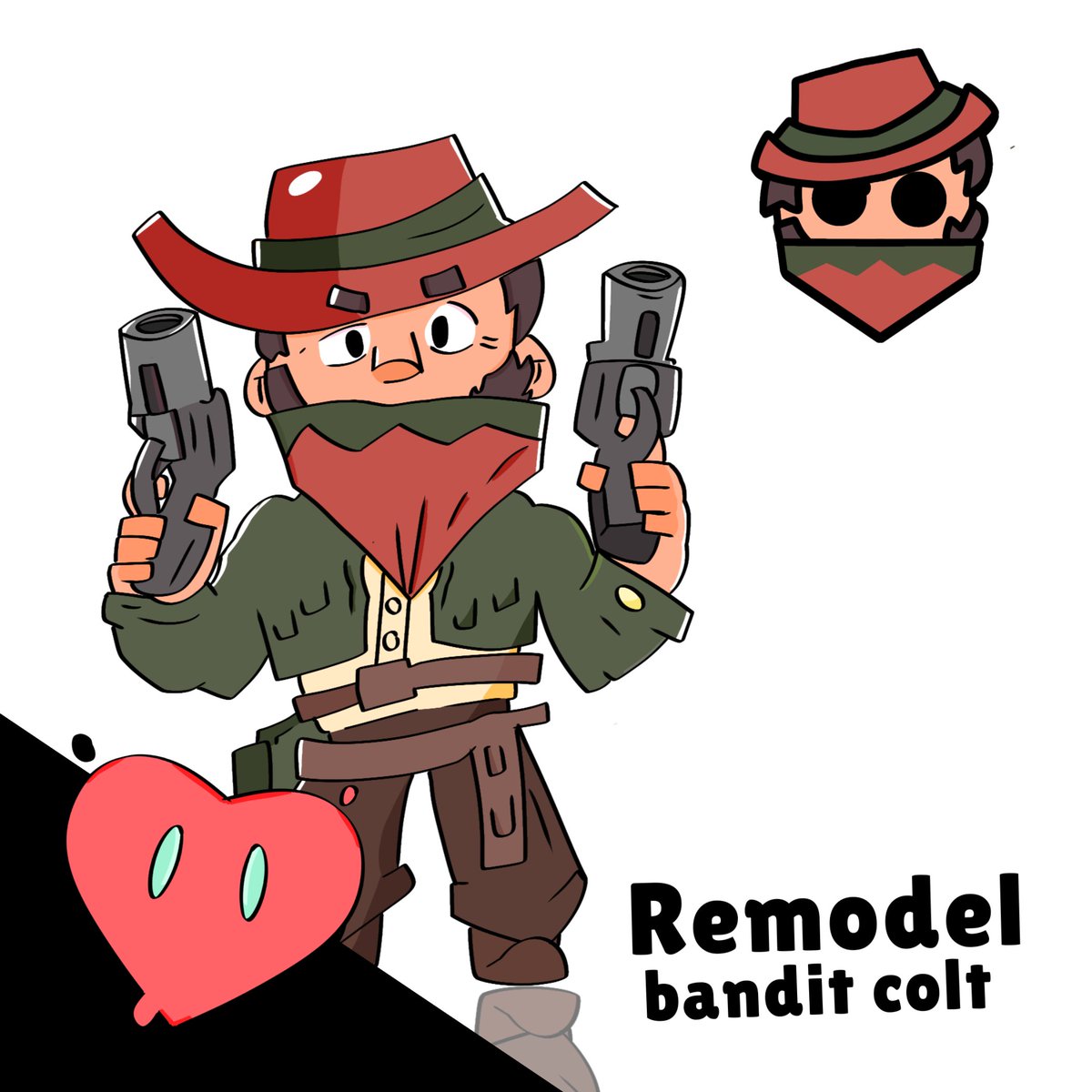 but11rfly's tweet photo. Bandit Colt Remodel
79 gems
#brawlstars #AngelMaxGiveAway #remodel #skin #remodel https://t.co/nZcLbTc68s
