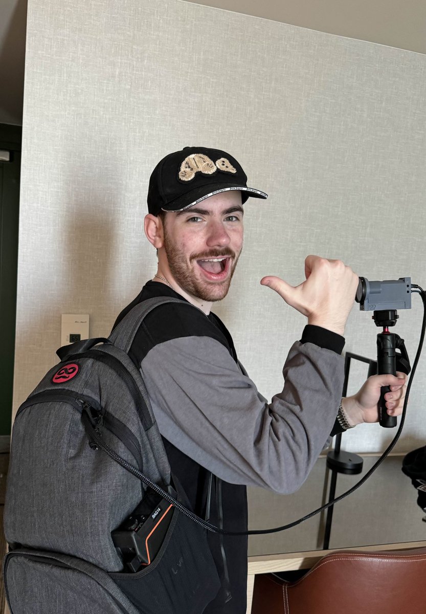 When <a href="/sapnap/">Sapnap</a> approves, you know it's good. From Minecraft builds to IRL streams, he's always setting the standard.

Pictured taking an IRL Backpack V7 for a spin at <a href="/TwitchCon/">TwitchCon</a> San Diego