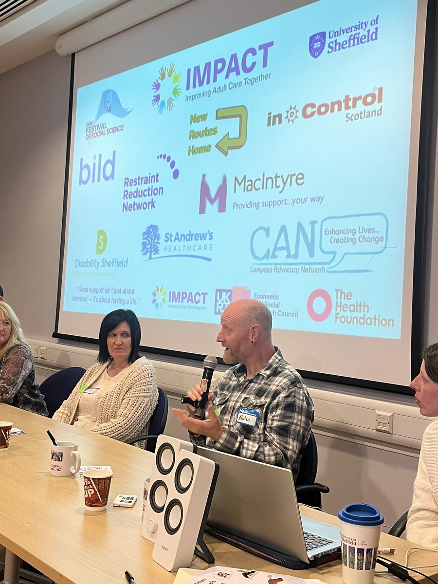 Dr Laura Griffith (@talking_health) on Twitter photo Alastair from <a href="/InControlScot/">In Control Scotland</a> talking about working with individuals well, working through conflict and putting in advance statements in medical records, and changing the way in which crises are supported. <a href="/ImpAdultCare/">IMPACT</a> <a href="/RobinUoBham/">Prof Robin Miller</a> Alastair from <a href="/InControlScot/">In Control Scotland</a> talking about working with individuals well, working through conflict and putting in advance statements in medical records, and changing the way in which crises are supported. <a href="/ImpAdultCare/">IMPACT</a> <a href="/RobinUoBham/">Prof Robin Miller</a>