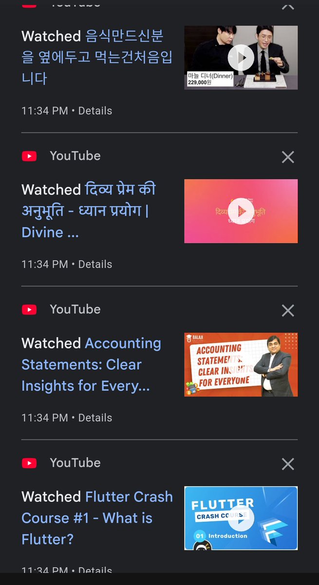 aana_2210's tweet photo. @YouTube here there's more for you to cross reference. Tell me something why the hell are these ads showing up as "Watched" every time I refresh my homepage when in reality I haven't even clicked on them not even once? https://t.co/DuInqdXv1h