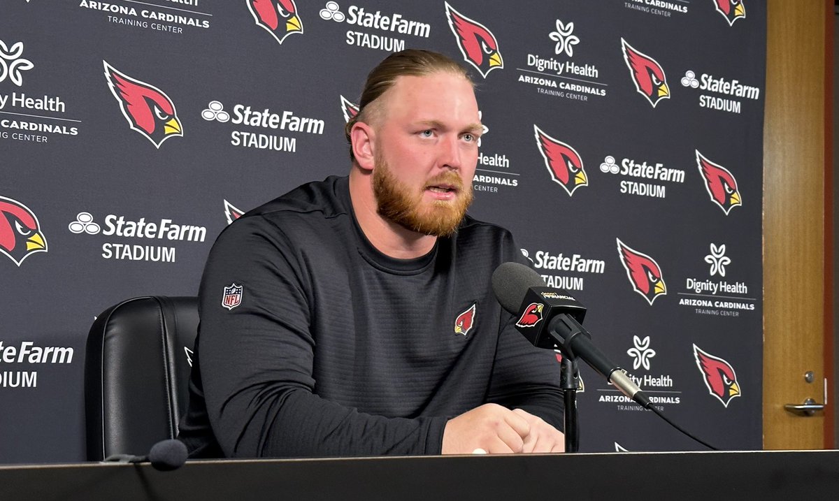 C Hjalte Froholdt said you can tell defenders get frustrated when they think they have a sack and Kyler Murray does a Houdini to escape.

“I assume it’s pretty sh***y for them. But we love it.”