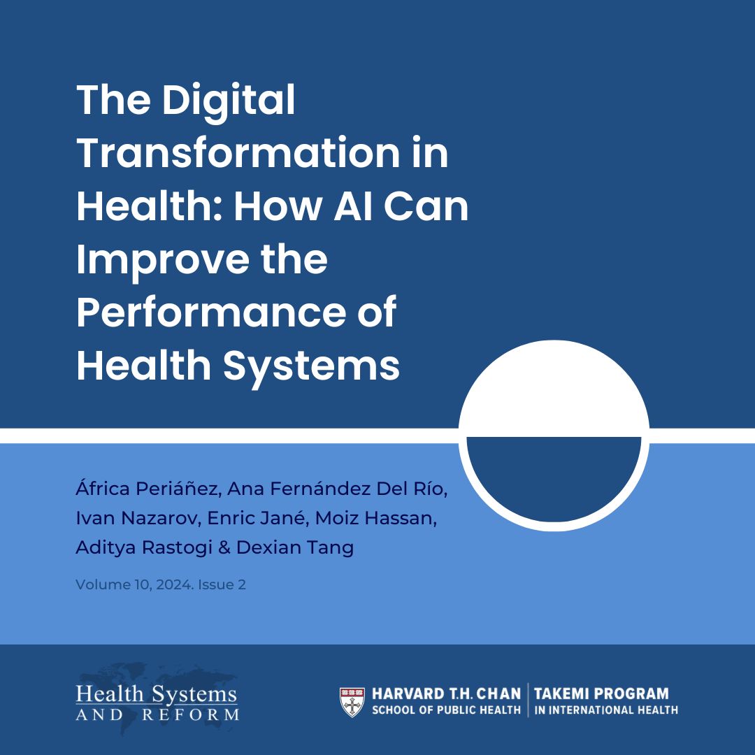 Health Systems & Reform Journal (@hsrjournal) on Twitter photo Discover how AI can revolutionize health systems in low and middle-income countries in <a href="/aperianez/">Africa Perianez</a> and colleagues' latest article🧵 Discover how AI can revolutionize health systems in low and middle-income countries in <a href="/aperianez/">Africa Perianez</a> and colleagues' latest article🧵
