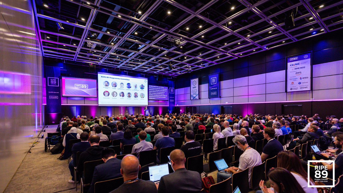 ripemeeting's tweet photo. That's a wrap for Day 1 of #RIPE89! Today, we welcomed 540 participants onsite and 256 online. We look forward to seeing you for another exciting day tomorrow! And if you missed anything today, check out our Daily Meeting Blog on RIPE Labs: https://t.co/JIsMocaa9W https://t.co/lYlnhf9xhz