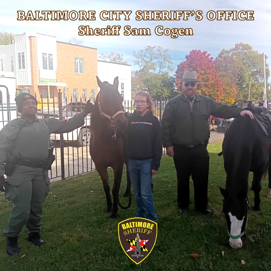 bmoresheriff's tweet photo. The Baltimore City Sheriff's Office was busy this past weekend patrolling community events like BARCStoberfest, The Lantern Parade and Res Fest. We enjoyed interacting with all the citizens and four-legged friends who attended these events.
#bmoresheriff
#BARCS
#PattersonPark https://t.co/jtxrtKcAZe