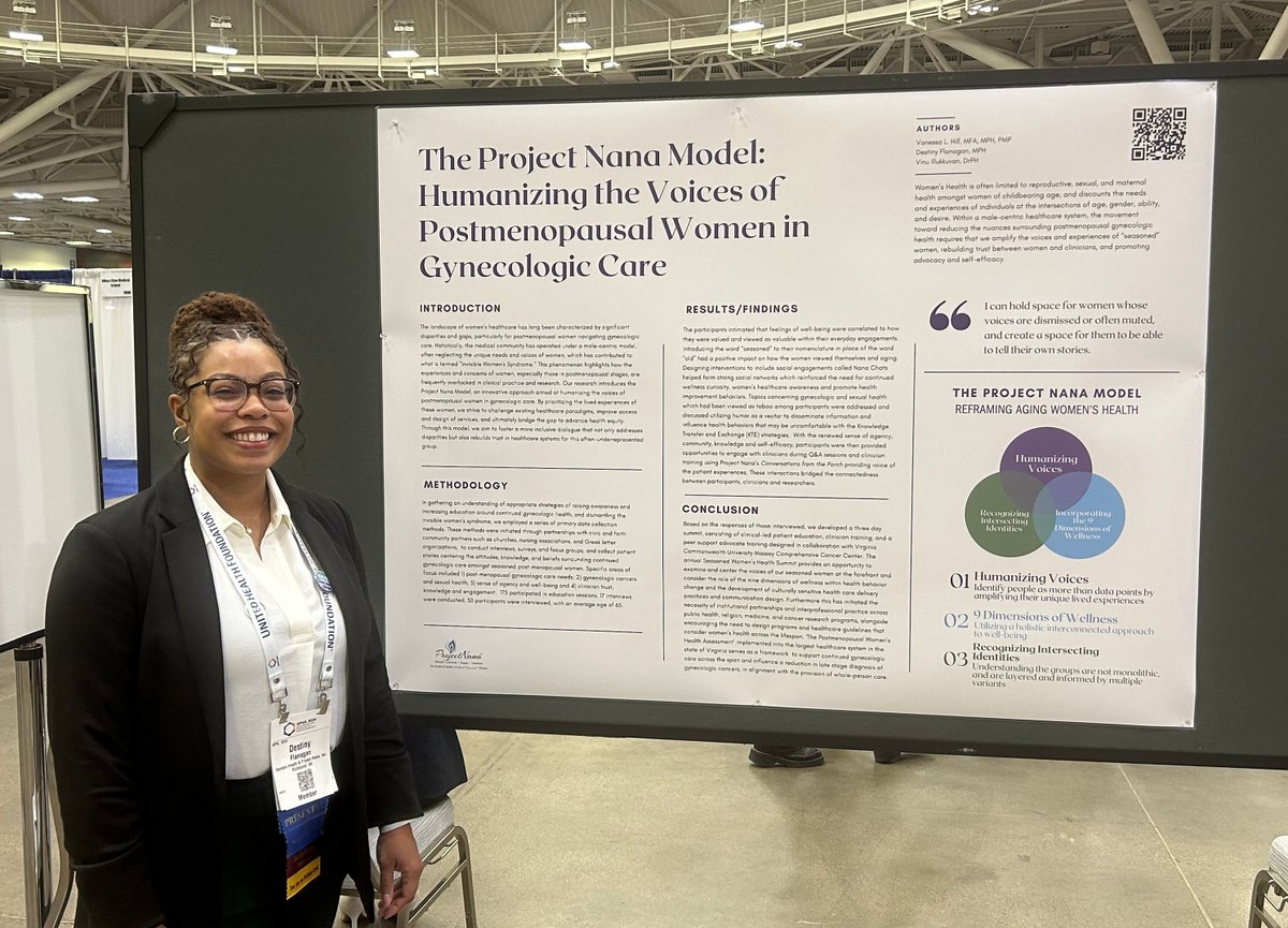 VCU alum and former PHSA President, Destiny Flanagan, M.P.H., is presenting at <a href="/APHAAnnualMtg/">APHA's Annual Meeting & Expo</a> <a href="/PublicHealth/">APHA</a>. #publichealth #mph #research #APHA2024