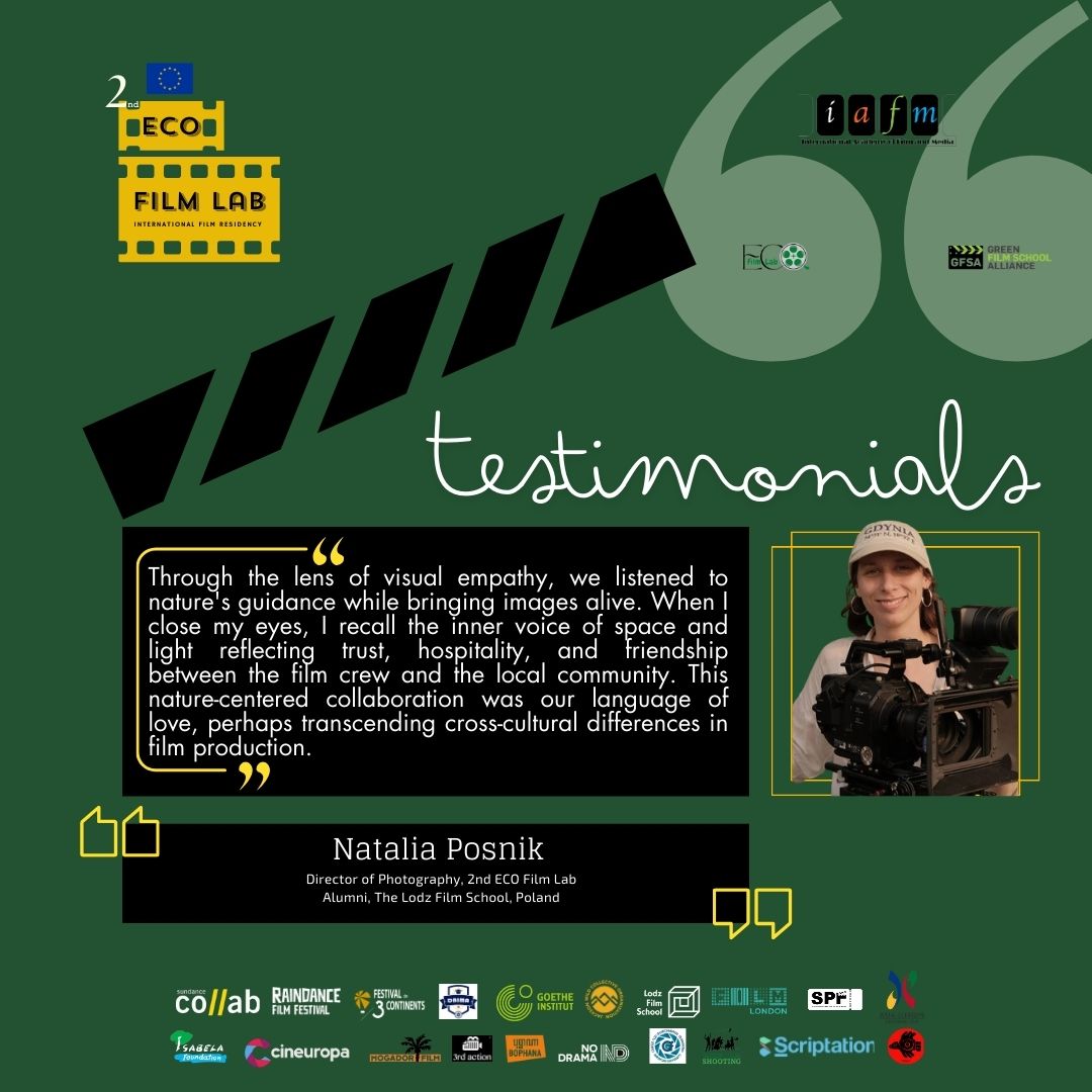 iafmedu's tweet photo. Cnematographer's TESTIMONIAL !!

@iafmedu initiative 2nd ECO Film Lab: International Film Residency 2024.

#iafm #ecofilmlab #filmresidency https://t.co/4WcUkauTUy