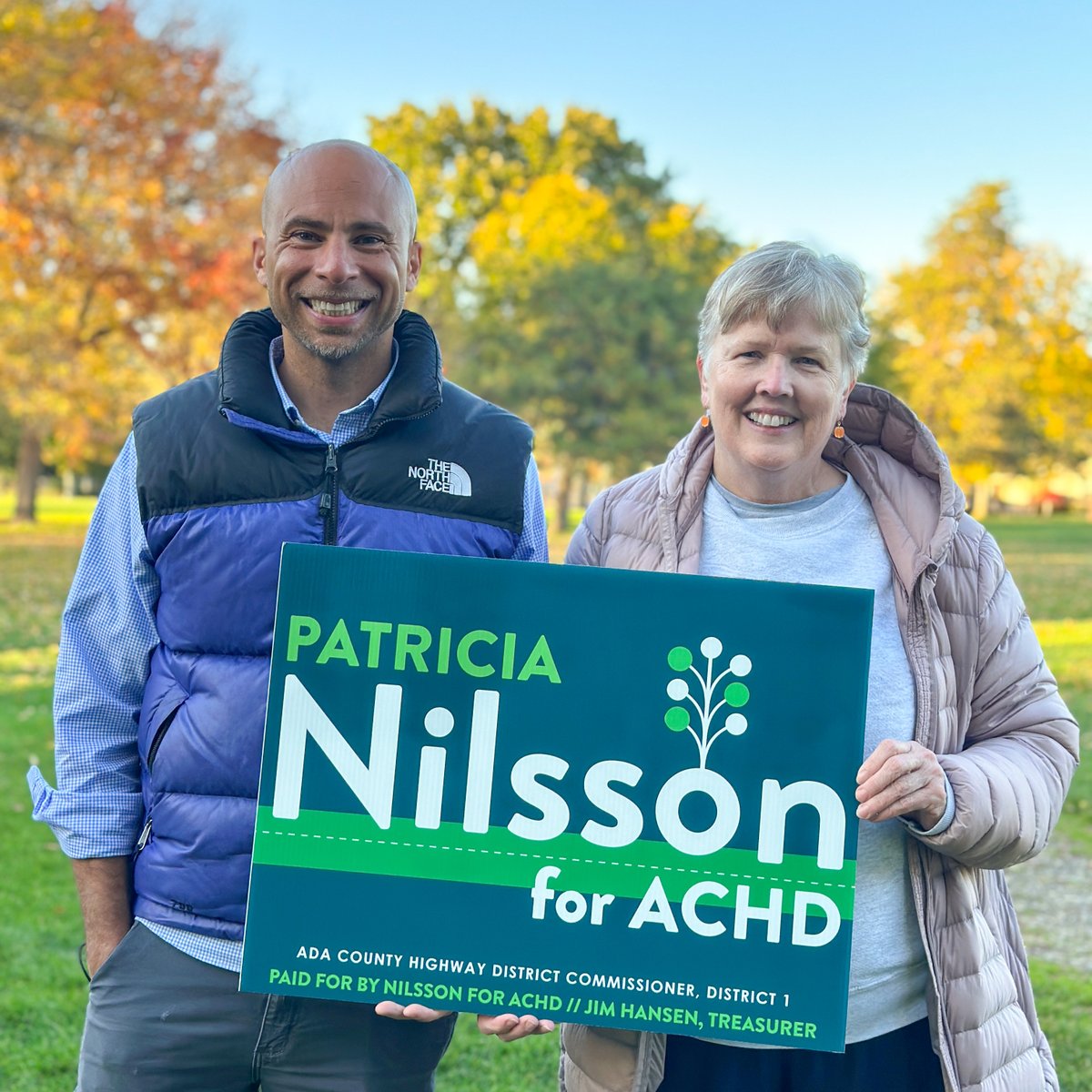 If, like me, you care about how we grow and want safe streets for your family and neighbors, I urge you to vote <a href="/nilsson4achd/">Patricia Nilsson</a> for ACHD District 1.