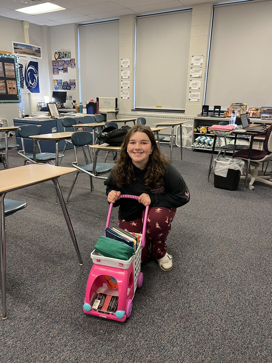 Some more creative Dakers for “Anything But a Backpack” Day! <a href="/AkwaaJoyce/">Joyce Akwaa</a> <a href="/WestIrondequoit/">West Irondequoit CSD</a>