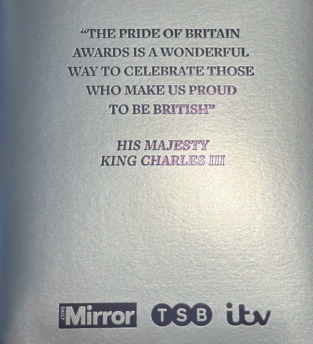 Thank you <a href="/nominationitaly/">Nomination</a> <a href="/NominationSland/">NominationSunderland</a> for the special delivery to London 📦 
A Red Sky Foundation exclusive charm for <a href="/PrideOfBritain/">Pride of Britain</a> awards it’s absolutely beautiful <a href="/redskycharity/">Red Sky Foundation</a> ❤️‍🩹❤️‍🩹❤️‍🩹