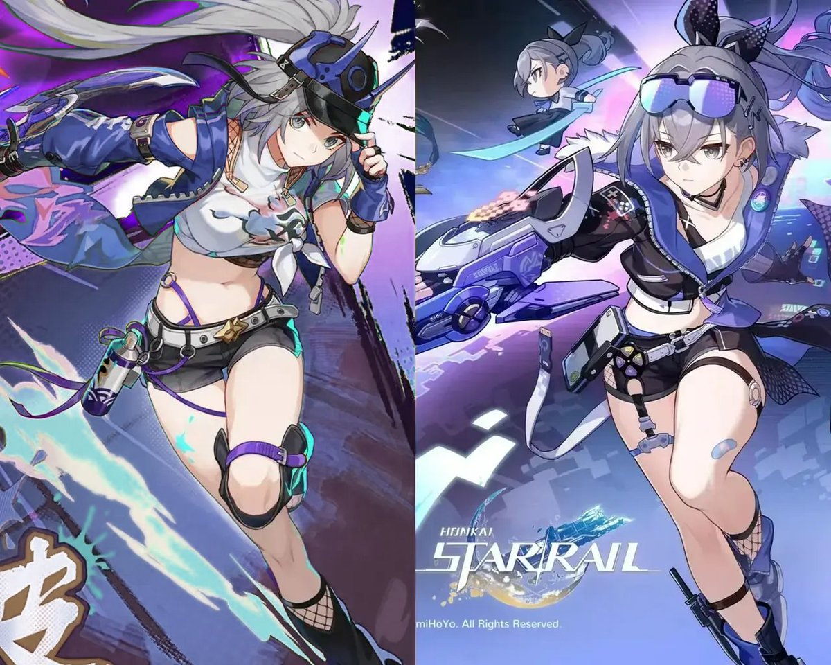 TM_Feixiao's tweet photo. #HonkaiStatRail #崩壊スタ一レイル  #Rappa #乱破 #SilverWolf #銀狼 https://t.co/lpD3jgDnl5