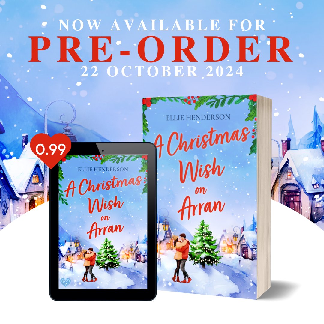 Just one day to go until A Christmas Wish on Arran is published! @joffebooks <a href="/choclit/">Katherine Cooke</a>