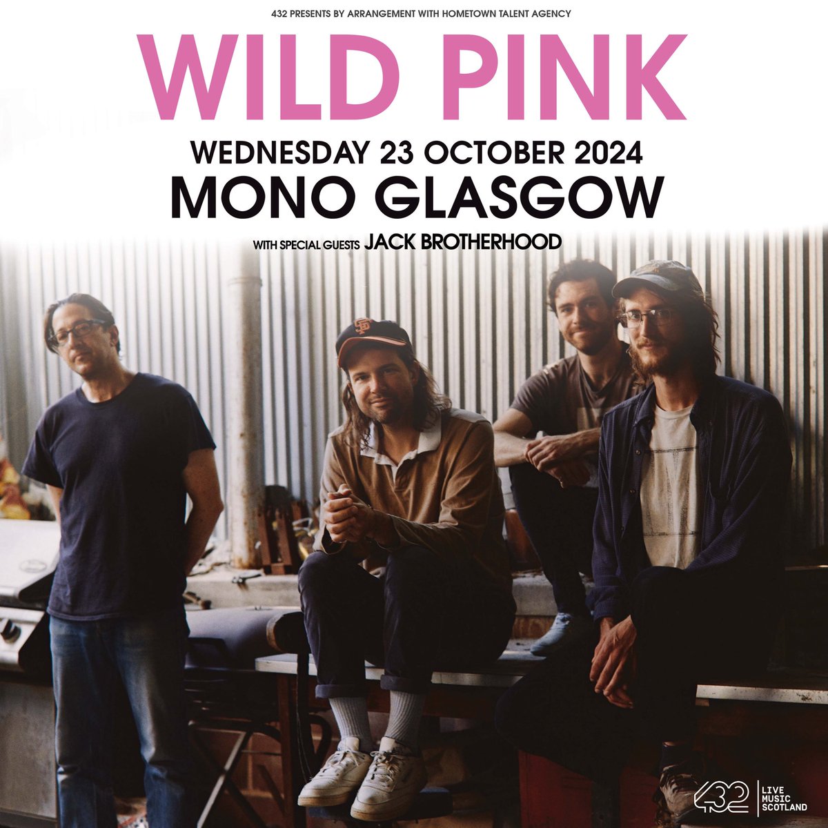 Jack Brotherhood (@jackbromusic) on Twitter photo Our reunion gig with <a href="/WildPinkNYC/">Wild Pink</a> is this Wednesday at <a href="/Monoglasgow/">Mono Glasgow</a>
We have some new songs, they have a whole new album, it’ll be great!
Tickets: seetickets.com/event/wild-pin…
<a href="/432presents/">432presents</a> <a href="/livemusicsco/">Live Music Scotland</a> Our reunion gig with <a href="/WildPinkNYC/">Wild Pink</a> is this Wednesday at <a href="/Monoglasgow/">Mono Glasgow</a>
We have some new songs, they have a whole new album, it’ll be great!
Tickets: seetickets.com/event/wild-pin…
<a href="/432presents/">432presents</a> <a href="/livemusicsco/">Live Music Scotland</a>