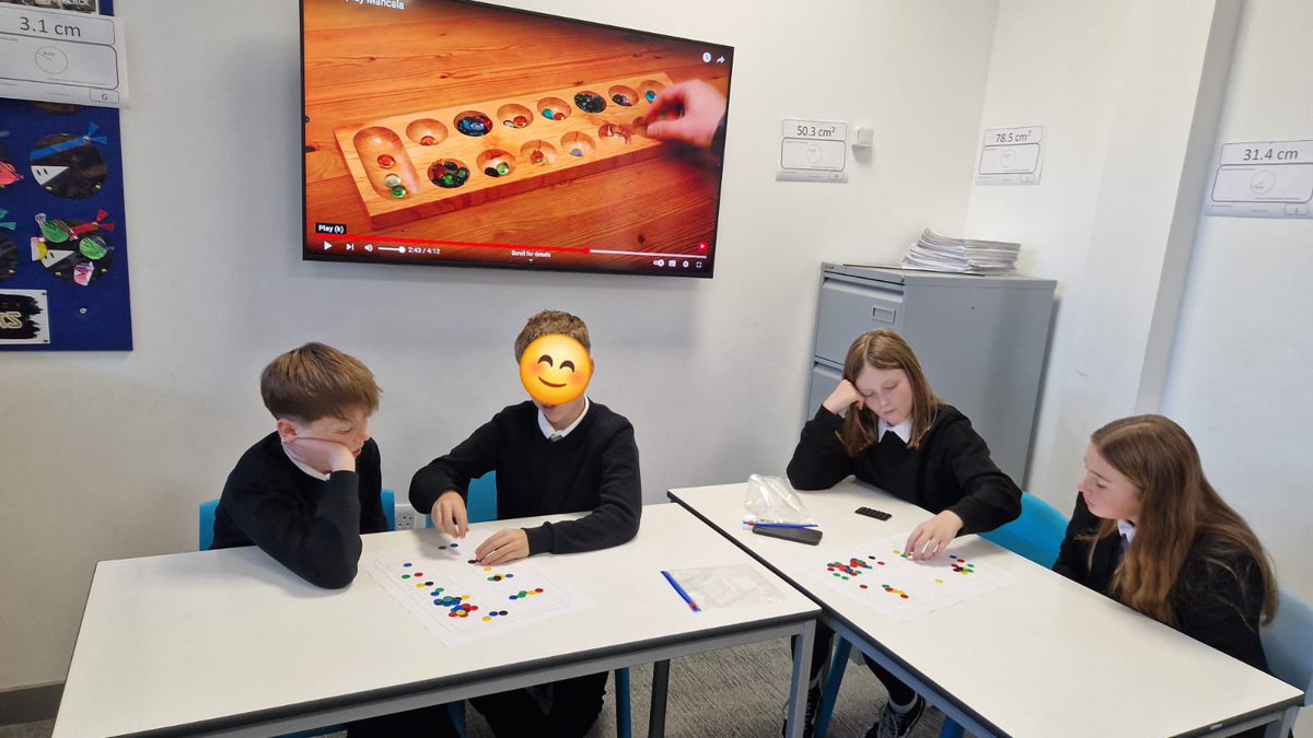 BoclairMaths's tweet photo. S1 celebrating Black History Month by learning to play the traditional counting game, Mancala! #BlackHistoryMonth @BoclairAcademy https://t.co/ah9AAMxyhb