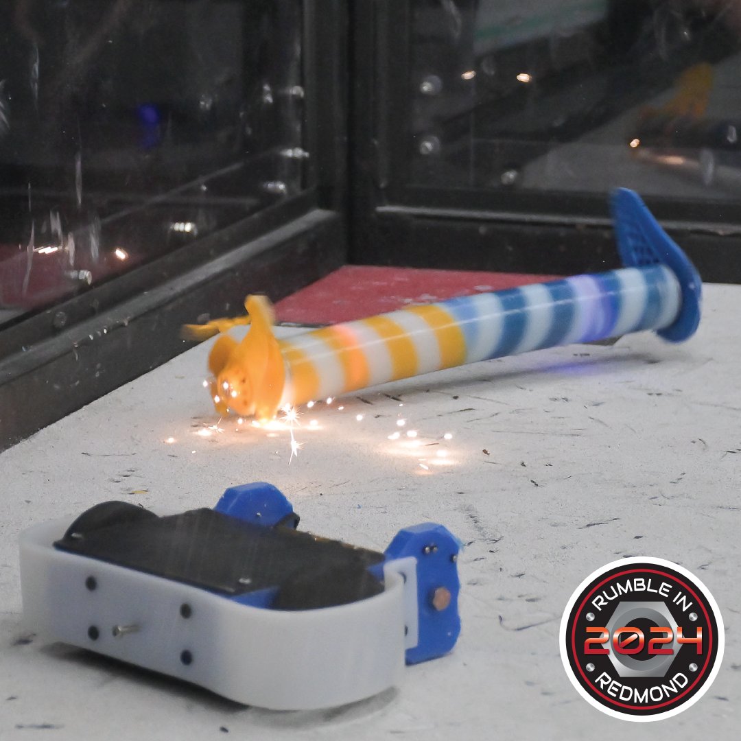 WINetwork's tweet photo. Calling all robot fans! 🤖 The second annual Rumble in Redmond is just around the corner on October 26th, featuring 50+ robots battling it out! 
Bring the family for this FREE, all-ages event

Get tickets at https://t.co/UZ1eWa3net

#RedmondWA #STEM #RobotBattle #RobotCombat https://t.co/fvsHNzt7AY