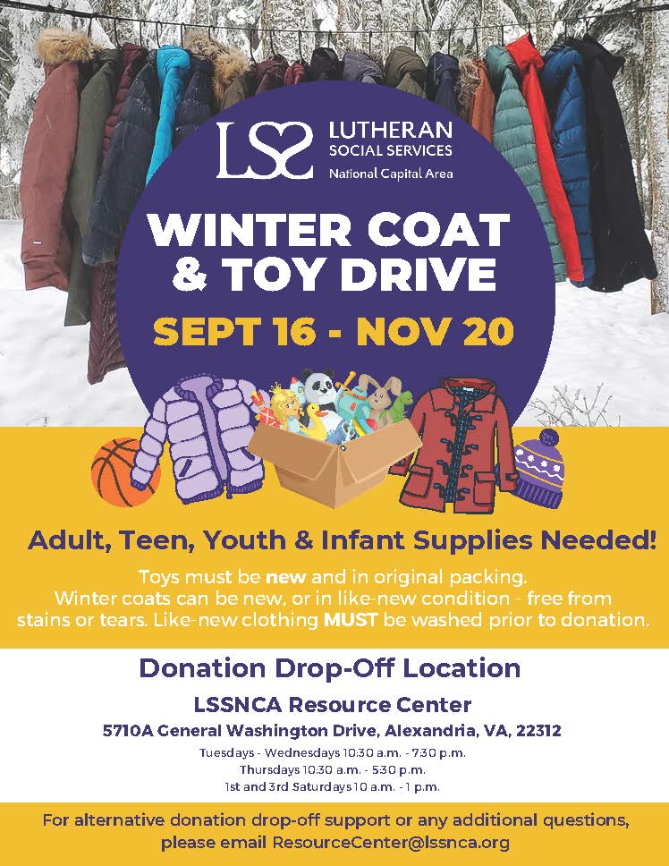 There's still time to donate to this year's coat drive! Despite many generous donations, our supply of winter coats is low. We'd really like to be prepared for when the temperatures start dipping. Feel free to share! 

#CoatDrive #DonationDrive #LetsGive