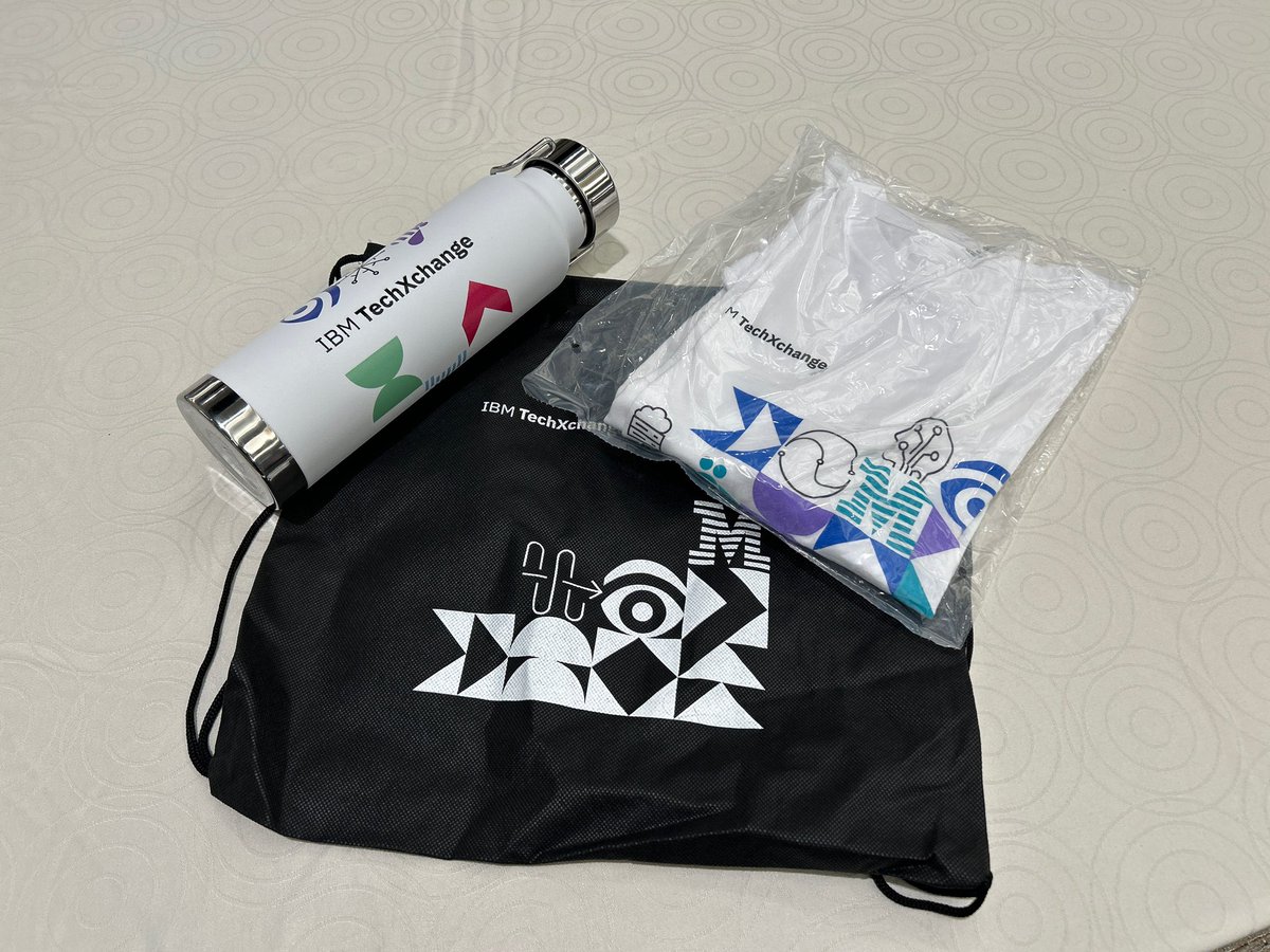 taiponrock's tweet image. I'm in #IBM #TechXchange 2024!
Now registered and grabbed the swags 😉
It's unique idea putting the own country's sticker on the badge for recognition!