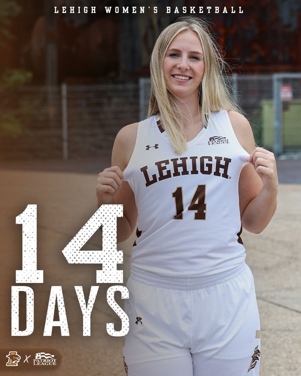 LehighWBB's tweet image. ✌️ weeks out from game day!!

#GoLehigh