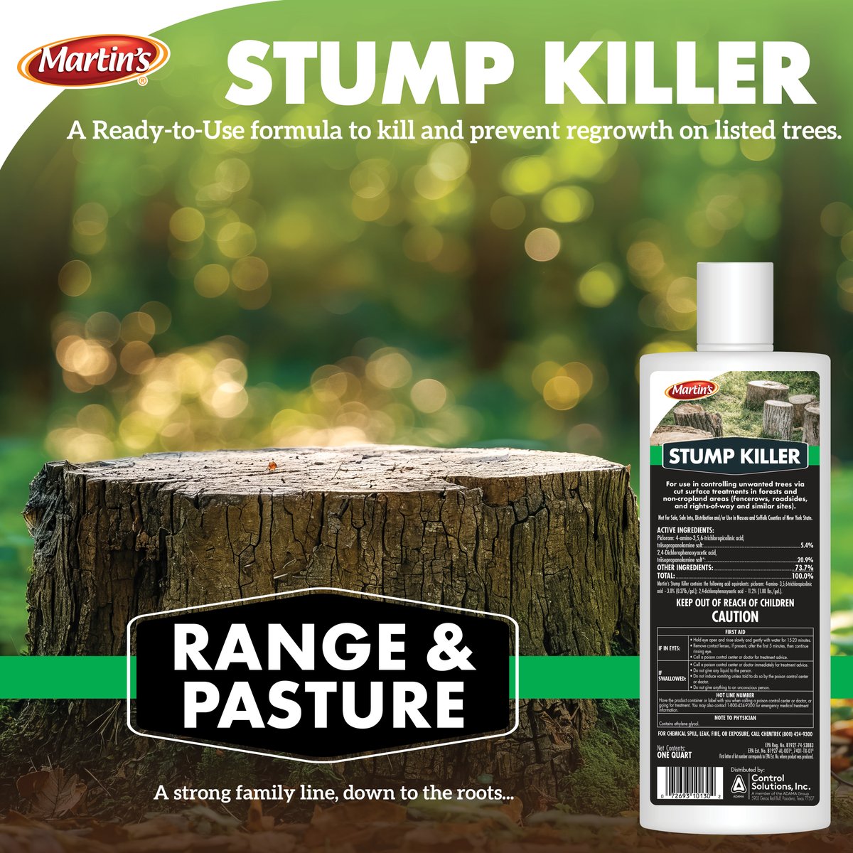 MartinsBrand's tweet image. Take control of unwanted trees with Martin’s Stump Killer! 💪 Perfect for cut surface applications, it not only kills trees but also prevents unwanted sprouting. Ideal for forests and non-crop areas. 🌲 #TreeControl #StumpKiller #LandManagement
LEARN MORE
hubs.la/Q02SlwT30