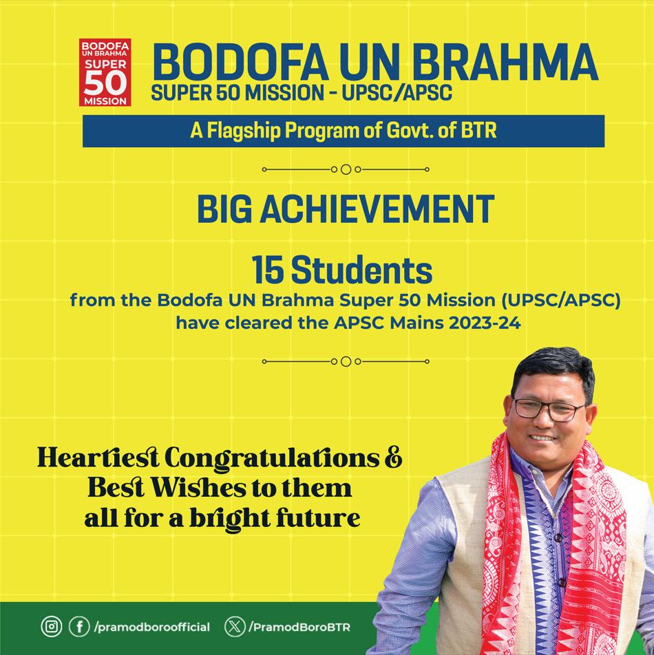 Heartiest congratulations to all 15 bright young aspirants of the ...