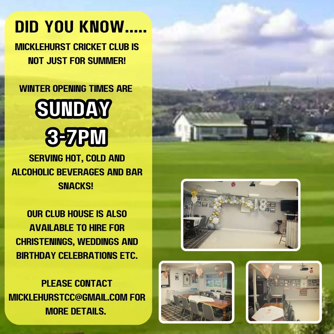 Opening hours in winter!!

The club will be open every Sunday over winter 3-7pm (unless advised differently) 

The club is still available at other times if private bookings are taken!!