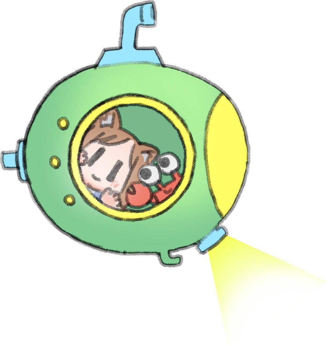 「#かにエクスプローラー 」|とんではねろのイラスト