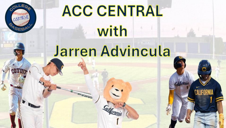 There's a show tonight, but tomorrow our player interview series continues w/ the <a href="/OfficialCCBL/">Cape League</a> Batting Champ Jarren Advincula. The <a href="/CalBaseball/">Cal Baseball</a> infielder talks Cape, joining the ACC, and more!

The episode will air Tuesday night at 9p ET/6p PT on the <a href="/CollegeBaseCNT/">College Baseball Central</a> X and YT