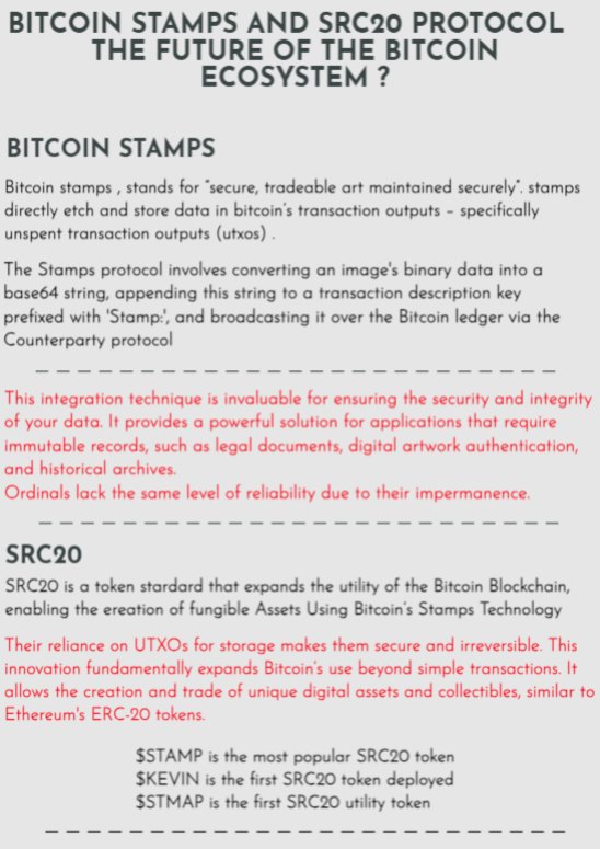 I sold all my $DOG and $ORDI when I understood that #SRC20 was the future of the bitcoin ecosystem and i bought $STAMP 💎

#BitcoinStamps #SRC20
$STAMP $KEVIN $STMAP