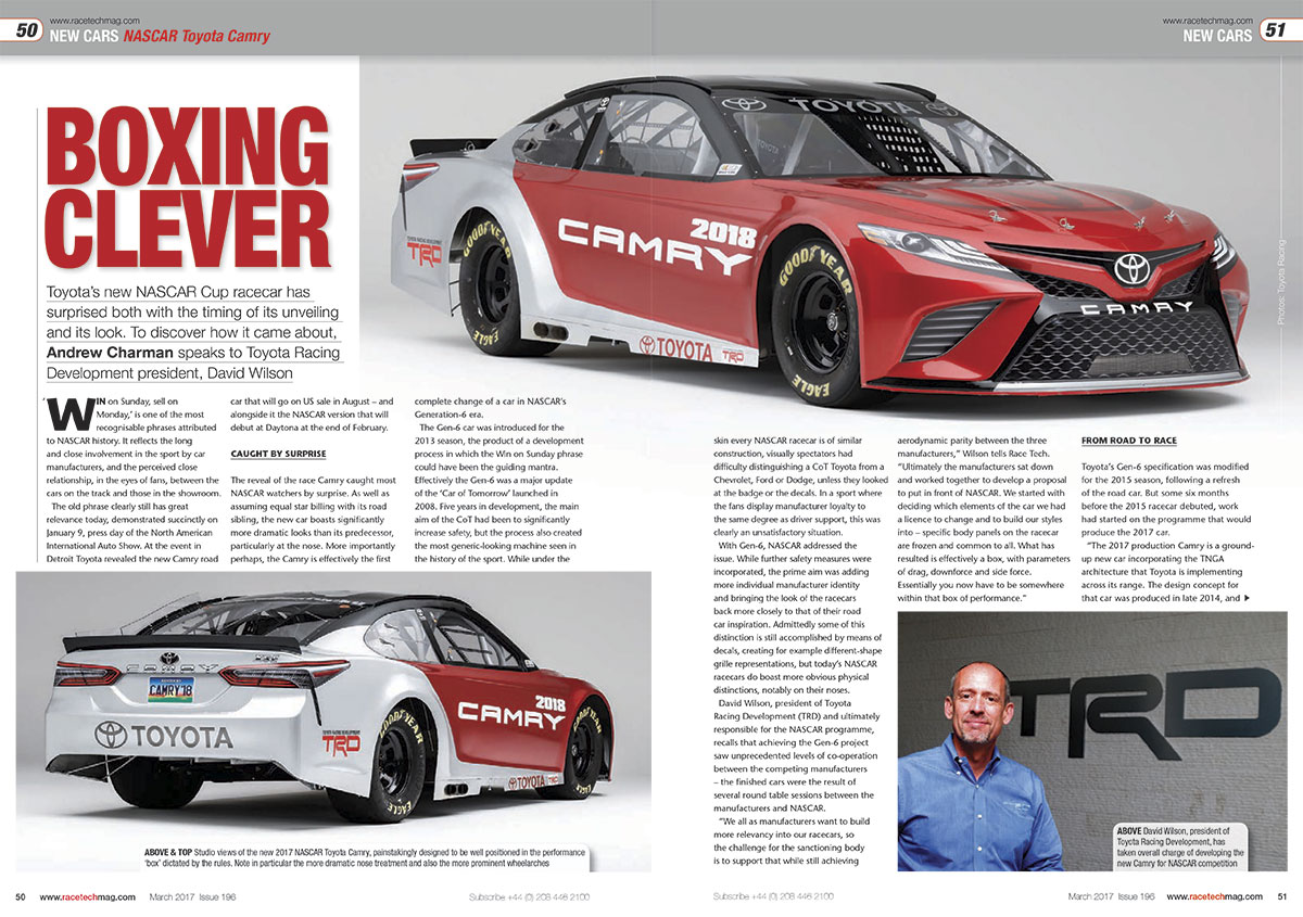 Andrew Charman (@shortaxle) on Twitter photo Best wishes for a long and happy retirement to <a href="/DavidWilsonTRD/">David Wilson</a> ā only dealt with him directly once, seven years ago now when I did the feature on the new Toyota Cup car for <a href="/RaceTechmag/">RACE TECH Magazine</a> ā like just about everyone I've encountered in <a href="/NASCAR/">NASCAR</a> he was hugely helpful. Best wishes for a long and happy retirement to <a href="/DavidWilsonTRD/">David Wilson</a> ā only dealt with him directly once, seven years ago now when I did the feature on the new Toyota Cup car for <a href="/RaceTechmag/">RACE TECH Magazine</a> ā like just about everyone I've encountered in <a href="/NASCAR/">NASCAR</a> he was hugely helpful.