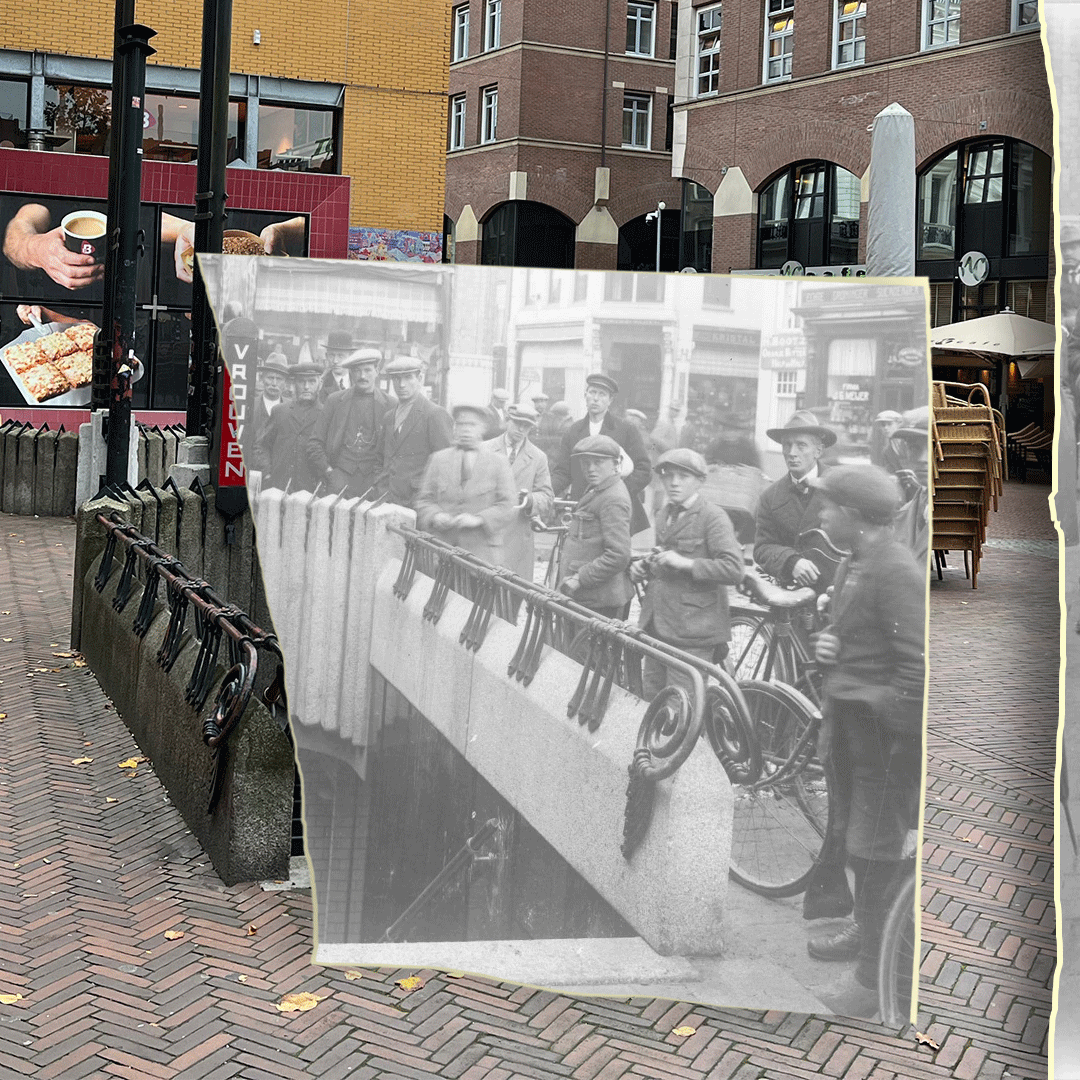 oogtv's tweet photo. De opening van het damestoilet op de Grote Markt in 1926! https://t.co/eYR82vz9HF