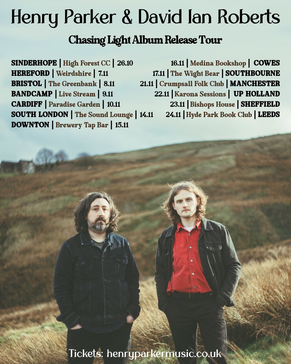 David Ian Roberts (@davidirobertsuk) on Twitter photo Album tour kicks off next week with <a href="/HenryParkerBfd/">Henry Parker</a>
Hope to catch you somewhere along the way
Tickets from henryparkermusic.co.uk
Xxx Album tour kicks off next week with <a href="/HenryParkerBfd/">Henry Parker</a>
Hope to catch you somewhere along the way
Tickets from henryparkermusic.co.uk
Xxx