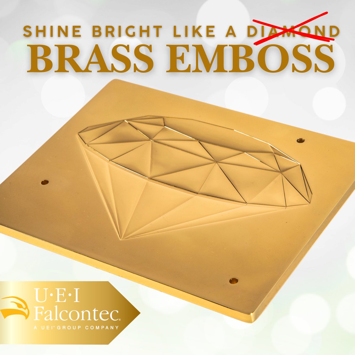 Shine Bright like a Brass Emboss! ✨💎

#ueifalcontec #ueigroup #combinationdies #embossing #emboss #deboss #foil #foilstamping #sculptured #3d #engraving #brass #print #packaging #packagingdesign #embellishments #labels #labelsandlabeling #luxurypackaging #texture