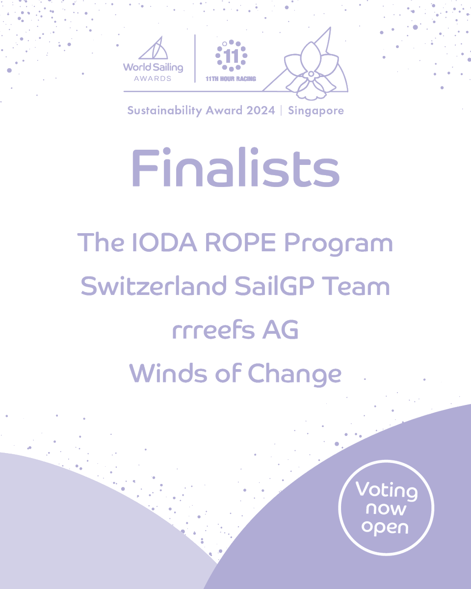 World Sailing 🌎⛵️ (@worldsailing) on Twitter photo <a href="/ROLEX/">ROLEX</a> <a href="/VisitSingapore/">VisitSingapore</a> <a href="/SingaporeSail/">SingaporeSailing 🇸🇬 ⛵️</a> (4/7) Up for the <a href="/11thHourRacing/">11th Hour Racing</a> Sustainability Award are these four trailblazers 👇🌎
Vote now ➡️ bit.ly/WSAwardsVote
#WorldSailingAwards <a href="/VisitSingapore/">VisitSingapore</a> <a href="/SingaporeSail/">SingaporeSailing 🇸🇬 ⛵️</a> <a href="/ROLEX/">ROLEX</a> <a href="/VisitSingapore/">VisitSingapore</a> <a href="/SingaporeSail/">SingaporeSailing 🇸🇬 ⛵️</a> (4/7) Up for the <a href="/11thHourRacing/">11th Hour Racing</a> Sustainability Award are these four trailblazers 👇🌎
Vote now ➡️ bit.ly/WSAwardsVote
#WorldSailingAwards <a href="/VisitSingapore/">VisitSingapore</a> <a href="/SingaporeSail/">SingaporeSailing 🇸🇬 ⛵️</a>