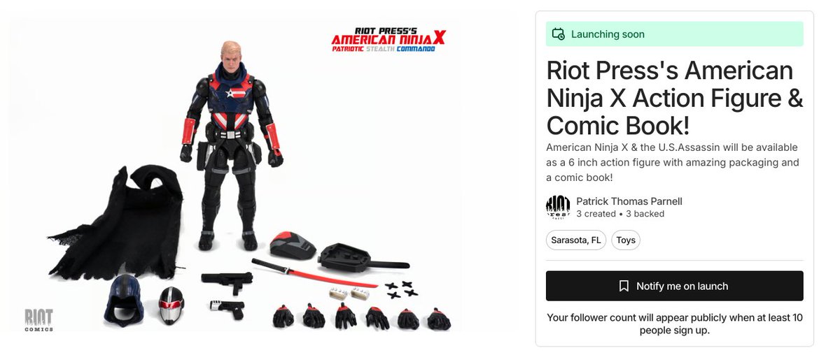 Patrick Thomas Parnell- Riot Press Comics & Toys! tweet media