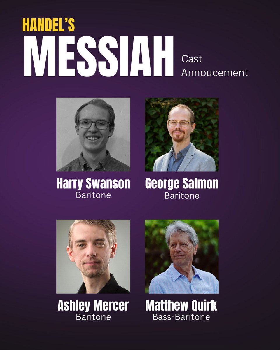 ✨ Cast Announcement – Part 2 ✨
More amazing talent joins Merry Opera’s Staged Messiah! 

Cameron Gergett
Ashley Mercer
Matthew Quirk
George Salmon
Harry Swanson
Glenn Tweedie
David Walsh
Ralph Thomas Williams

ulstertouringopera.com/shows/messiah/