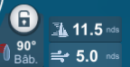queva's tweet photo. Des fois, on se fait mal pour arriver à la vitesse maximum sur @VirtualRegatta. Et elle passe de 90° à 75° en une seconde ! https://t.co/wIFPwgM7mR