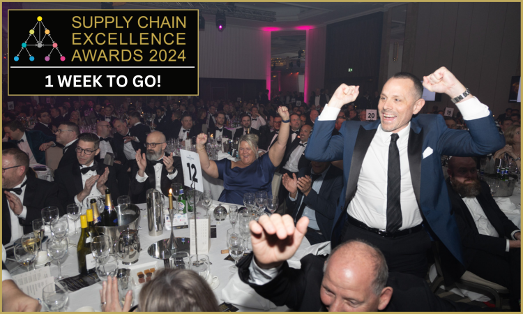 Only 𝟏 𝐰𝐞𝐞𝐤 𝐭𝐨 𝐠𝐨 until we welcome our incredible finalists &amp; guests to the 𝟐𝟖𝐭𝐡 𝐞𝐝𝐢𝐭𝐢𝐨𝐧 of the Supply Chain Excellence Awards! 🎉 

Find out more👉 lnkd.in/gaPGvPv

#SCEA24 #supplychain #logistics #awards