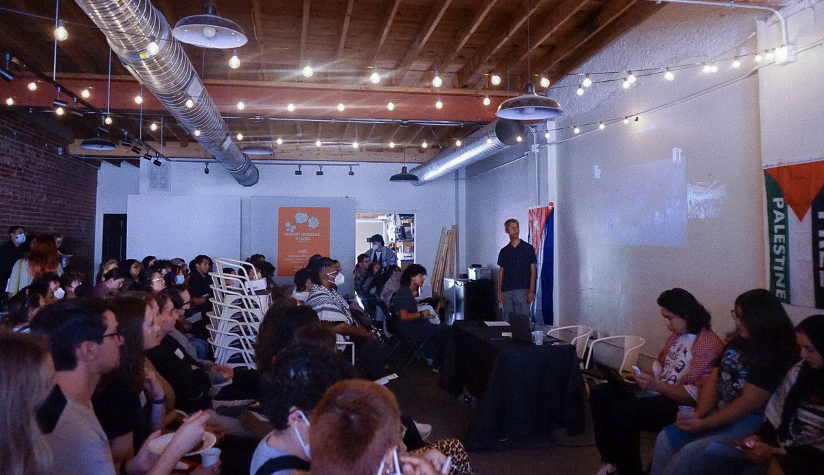 Thanks to all who attended this Saturday’s teach-in, “Solidarity Between Peoples: From Latin America to Palestine,” and to all co-sponsors. Special shout-out to our amazing panelists: <a href="/Alexander_Avina/">Alexander Aviña</a>, Victor Urquiza, <a href="/chicanastudies/">Tania Trejo-Mendez</a>, Samira Haddad, and our own @paranoidreader.