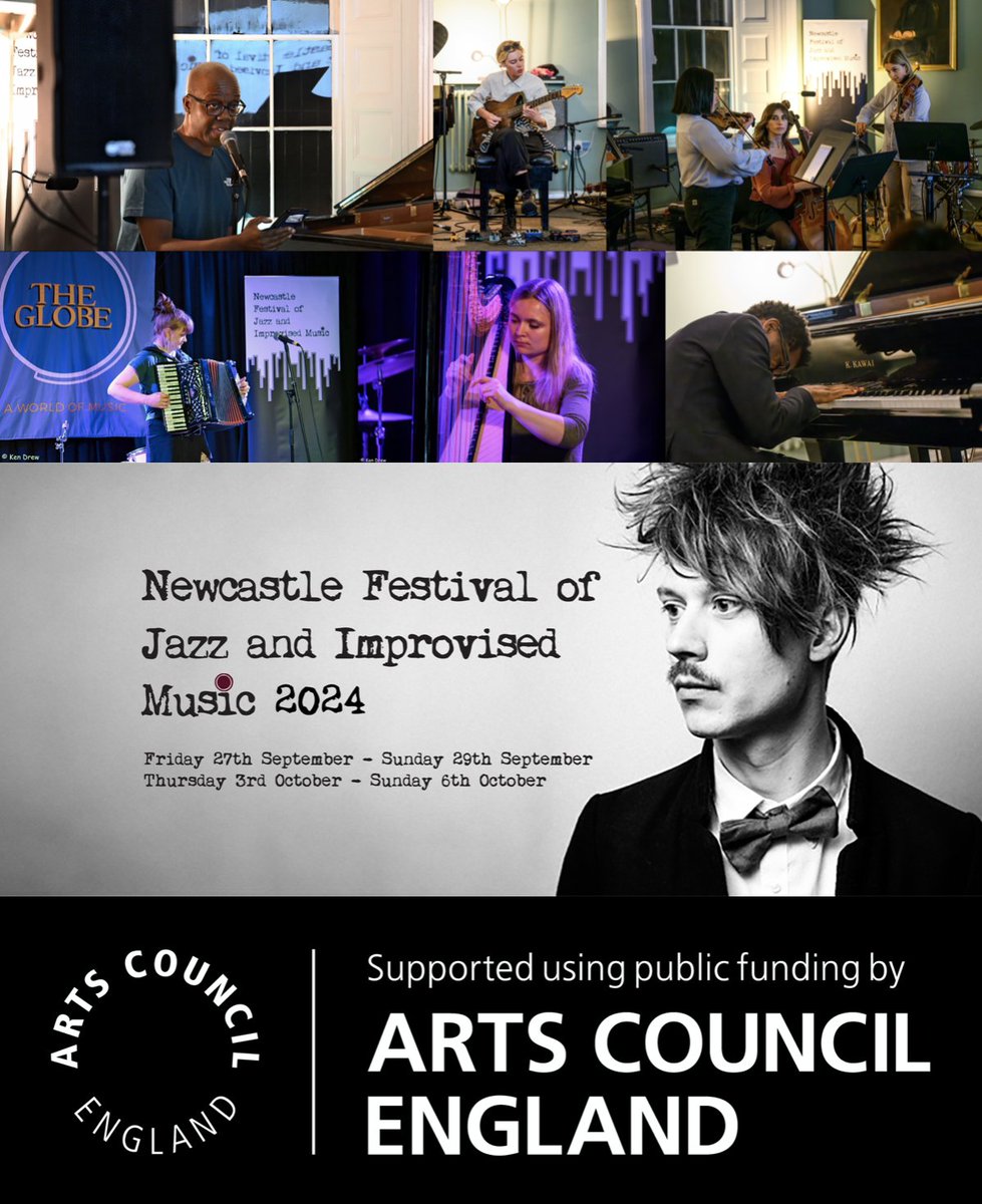 Huge belated thanks to everyone that made it down to this year's Newcastle Festival of Jazz and Improvised Music! We had an amazing time with so many brilliant performers and exceptional audiences, all the volunteers, staffing and venues were fantastic, can’t wait for next year!