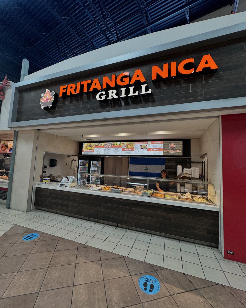 Great news! Fritanga Nica Grill is now open in our food court. Make sure to stop by to check out their authentic Nicaraguan dishes with a modern twist. 😋