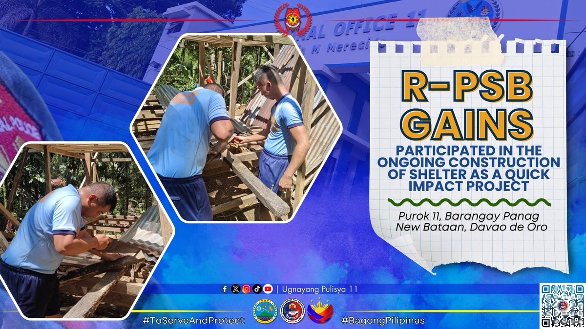 davao_pcadg's tweet photo. R-PSB GAINS | DDOPPO R-PSB Cluster 2 New Bataan

**Para sa iba pang detalye, bisitahin:
https://t.co/JJfuEMZvga

#PNPGoodDeeds
#TeamPRO11
#ToServeAndProtect
#BagongPilipinas 
#UgnayangPulisya11
#DitoSaBagongPilipinasAngGustoNgPulisLigtasKa https://t.co/GajzwEznPB